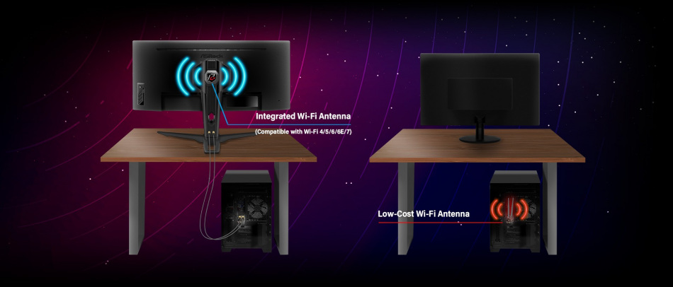 Integrated Wi Fi Antenna Pg27qrt2a