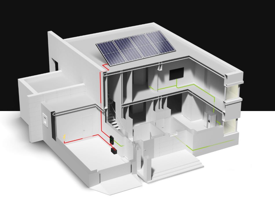 Inwerter Solarny Green Cell 1000w Uklad