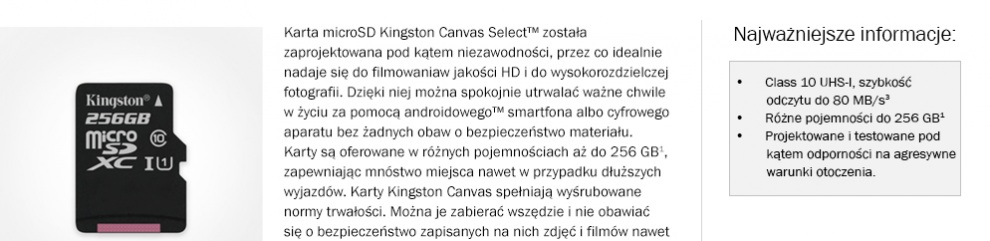 Kingston Canvas Select Lp
