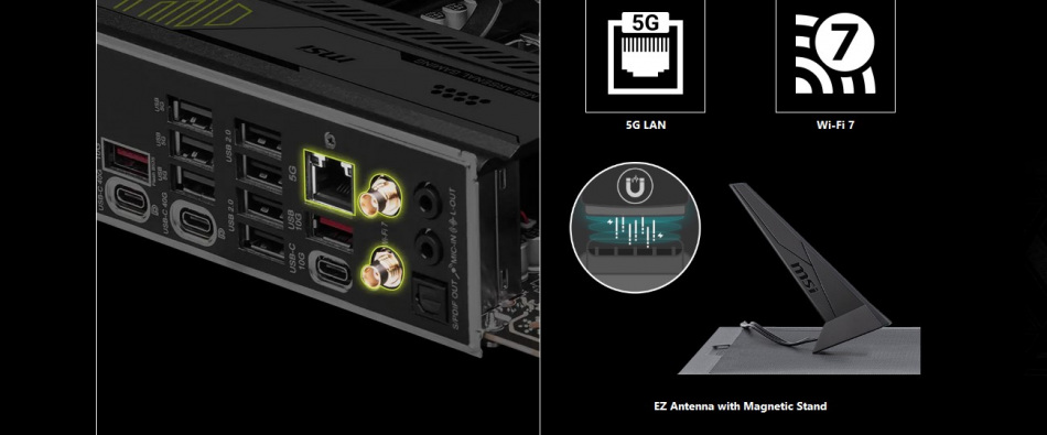 Mag X870e Tomahawk Wifi I Lan