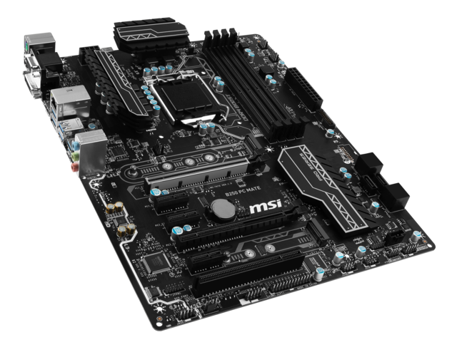 Msi B250 Pc Mate Product Picture 3d