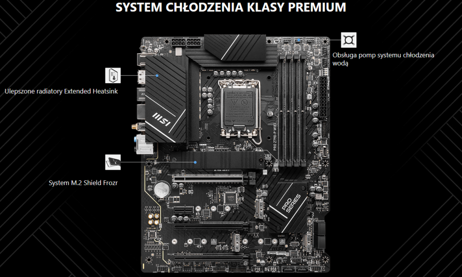 Msi Pro Z790 P Wifi Chlodzenie