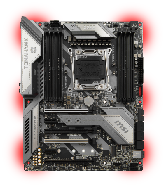 Msi X299 Tomahawk Product Photo 2d Maly