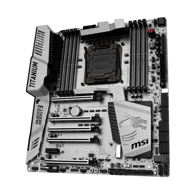 Msi X99a Xpower Gaming Titanium Product Pictures 3d3
