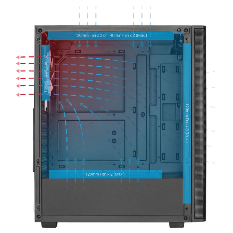 Obudowa Aerocool Pgs Designer G Bk V1 Chlodzenie