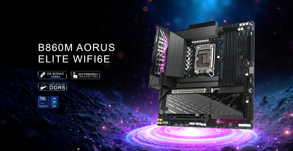 Plyta Glowna Gigabyte B860m Aorus Elite Wifi6e Ddr5 Lga1851