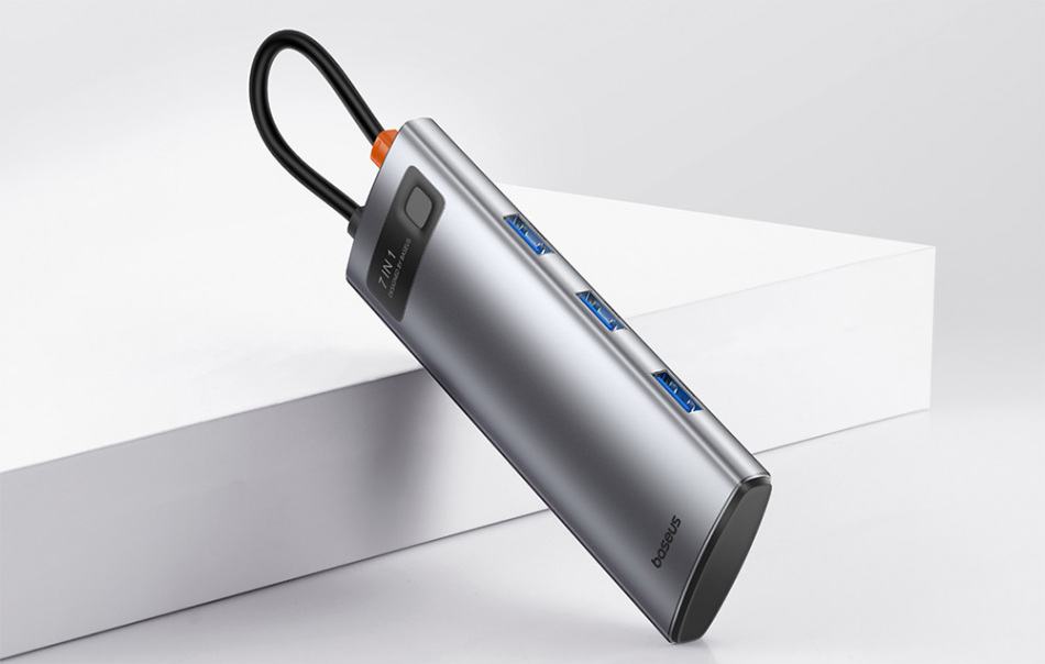 Pol Pl Hub 7w1 Baseus Gleam Usb C 1