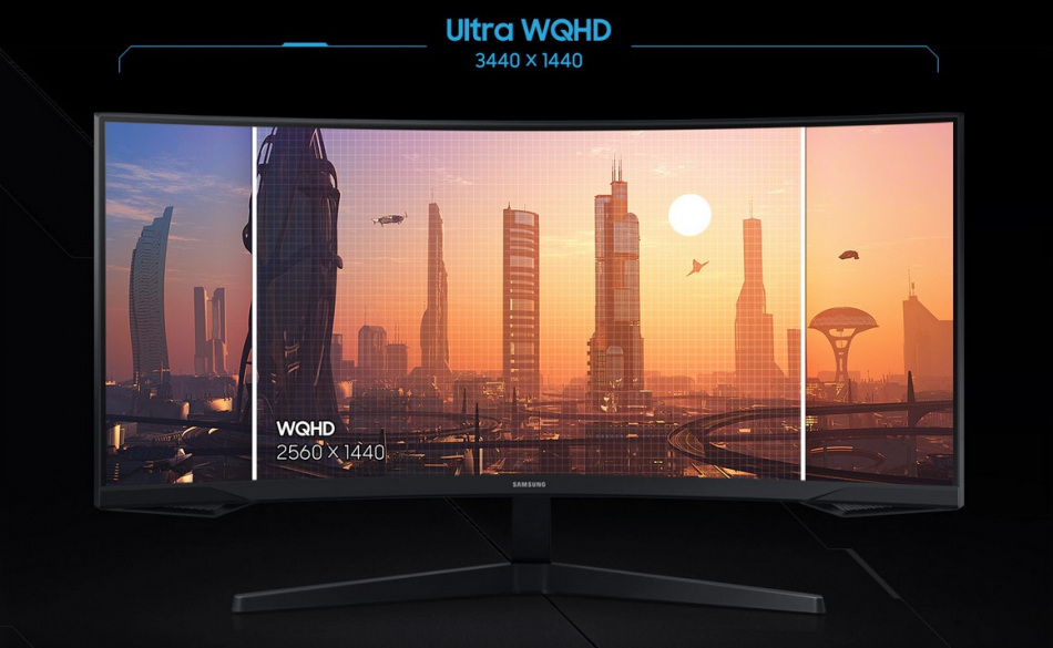 Samsung Odyssey G5 34 Uwqhd Va 165hz Curved