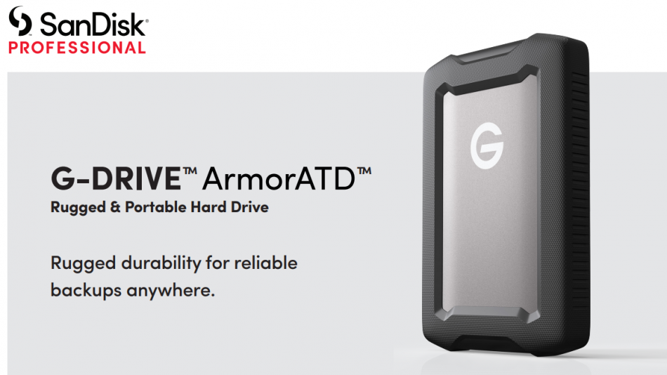 Sandisk Professional G Drive Armoratd