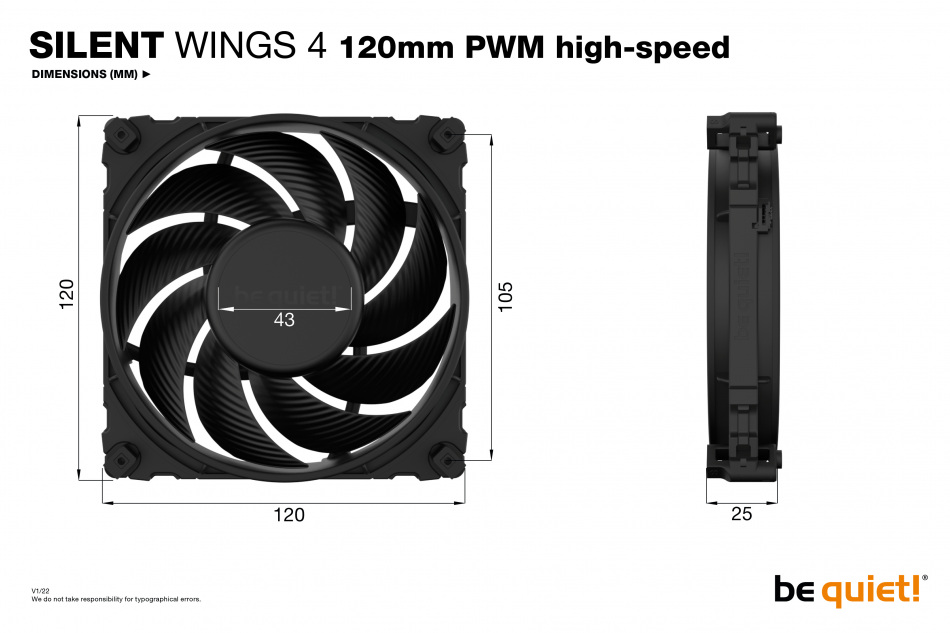 Silent Wings 4 120mm Pwm Highspeed