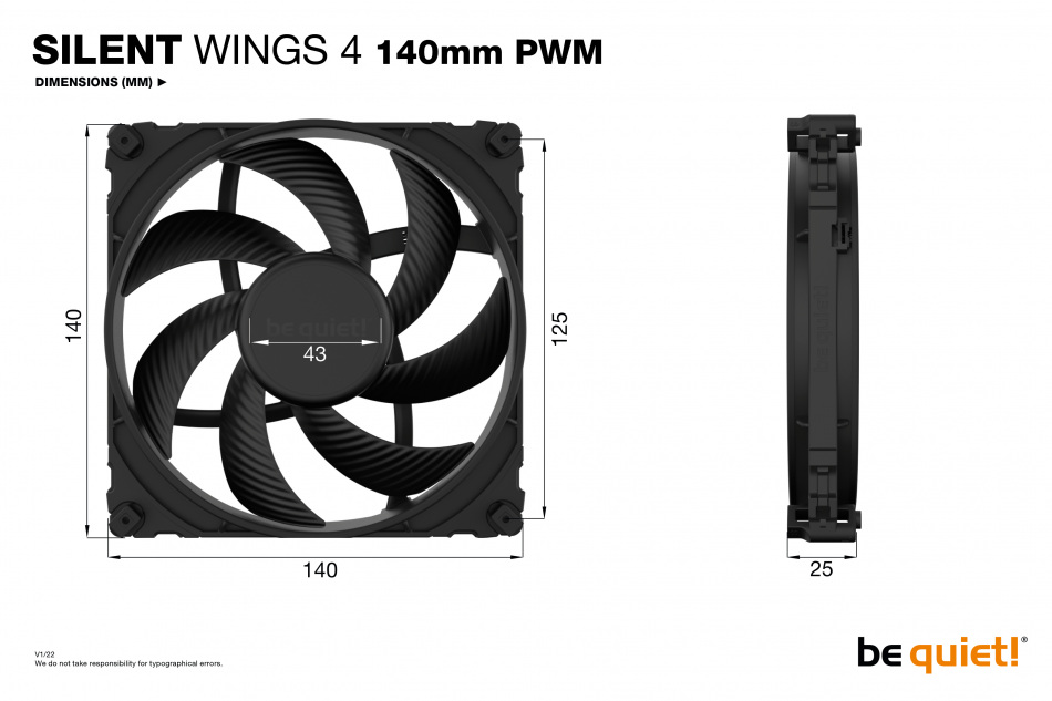 Silent Wings 4 140mm Pwm