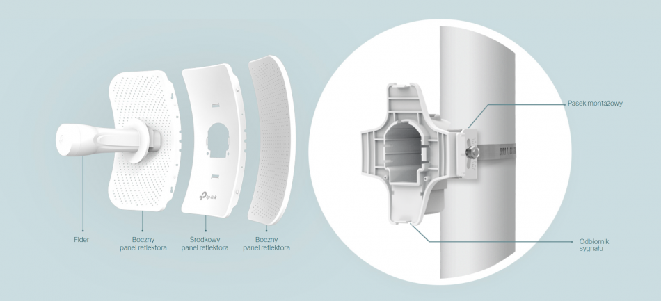 Tp Link Access Point Cpe710 Montaz