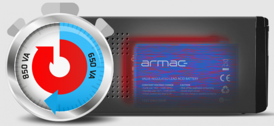 Ups Armac Pure Sine Wave Office Line Interactive 650va