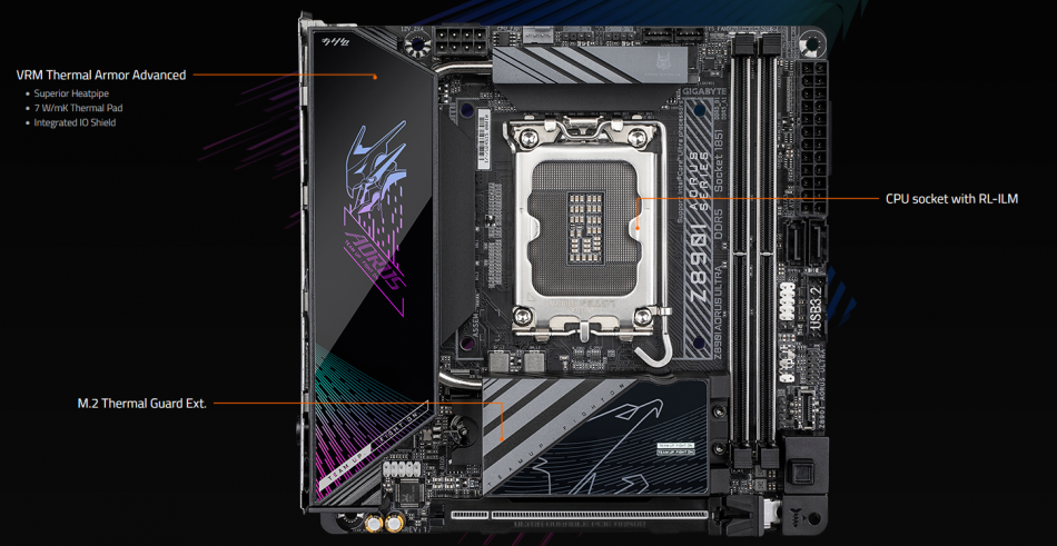 Z890i Aorus Ultra Chlodzenie