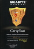 Gigabyte Technology Certyfikat Exclusive Royal