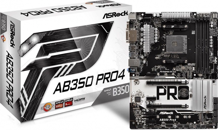 Asrock ab350 pro4 не включается