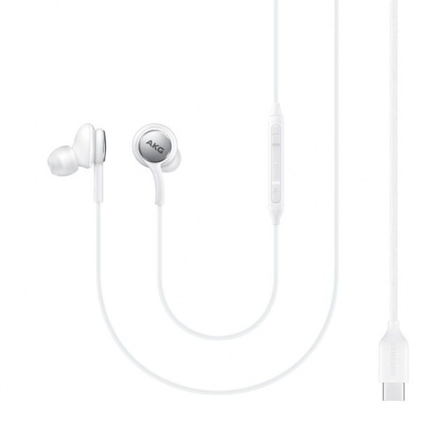 At søge tilflugt ribben Gentleman Samsung AKG przewodowe słuchawki dokanałowe USB Typ C - białe… - ProLine