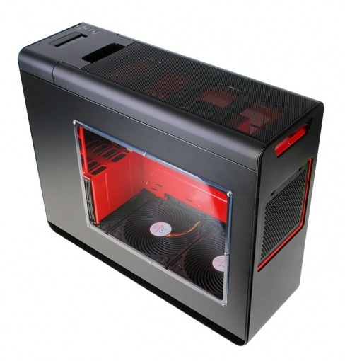 Obudowa Silverstone Fortress SST-FT02B-RWI Black / Red Window - ProLine