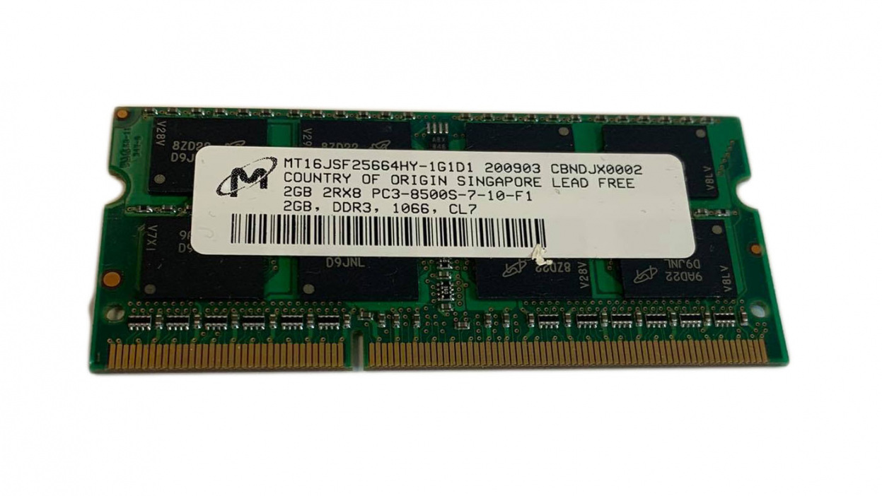 Micron 半導体メモリー 2GB DDR3 1066 CL7-