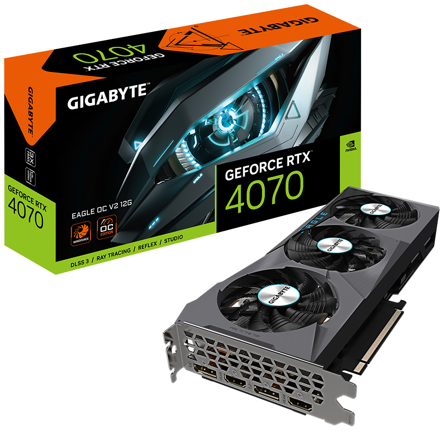 Gigabyte Rtx 4070 Eagle Ocv2 12gb Gddr6x - Proline