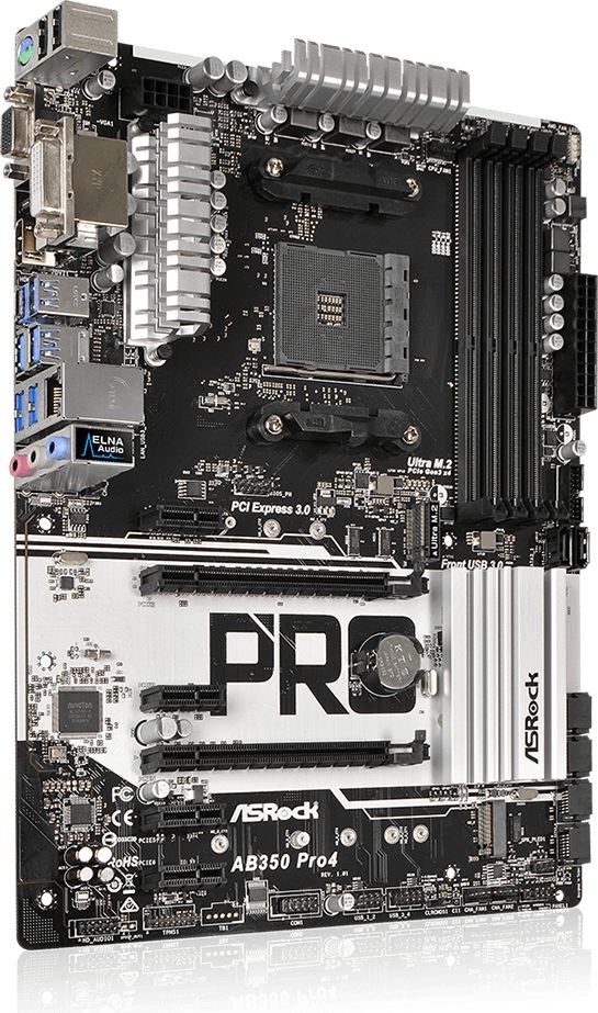 Asrock ab350 pro4 не включается