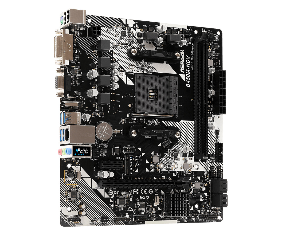 Asrock b450m hdv bios прошивка