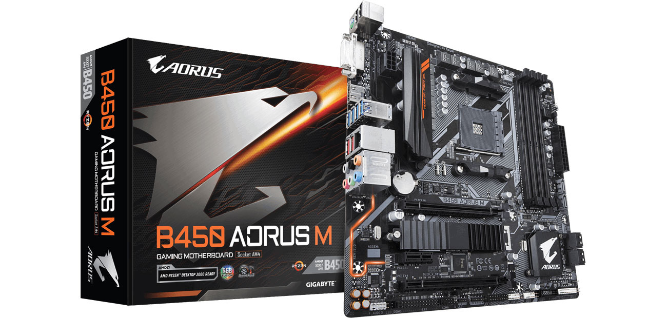 Płyta Główna Gigabyte B450 AORUS M AM4 - ProLine