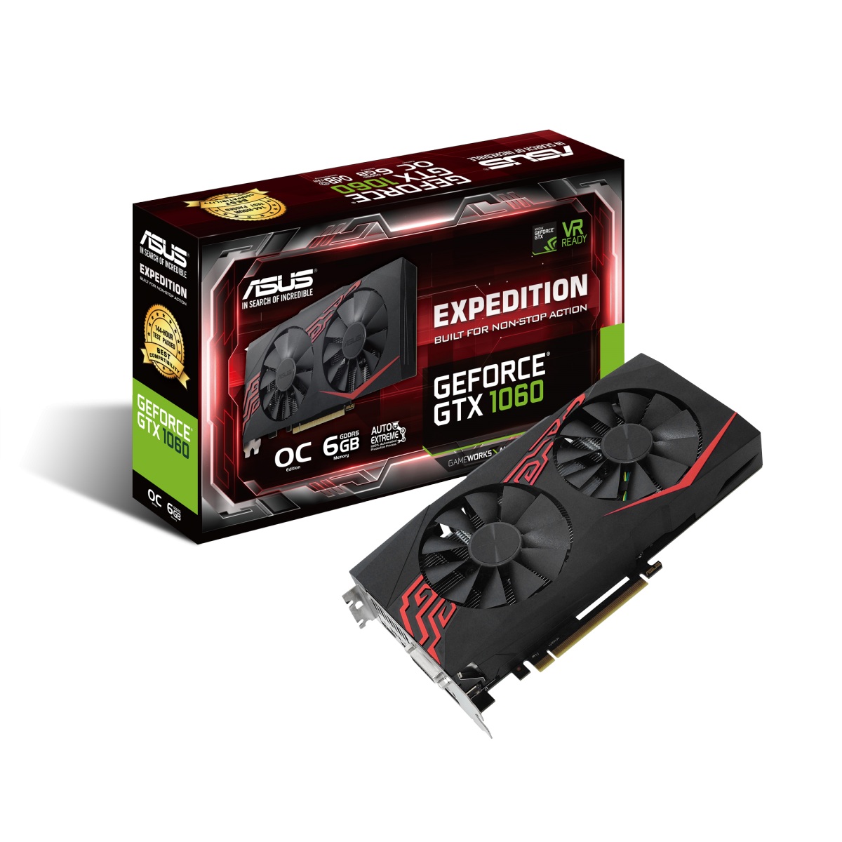 ASUS GeForce GTX 1060 OC 6GB GDDR5 EX-GTX1060-O6G - Sklep ProLine.pl