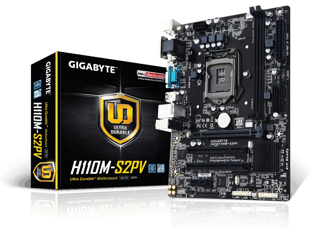 Gigabyte ga h110m s2pv совместимость процессоров