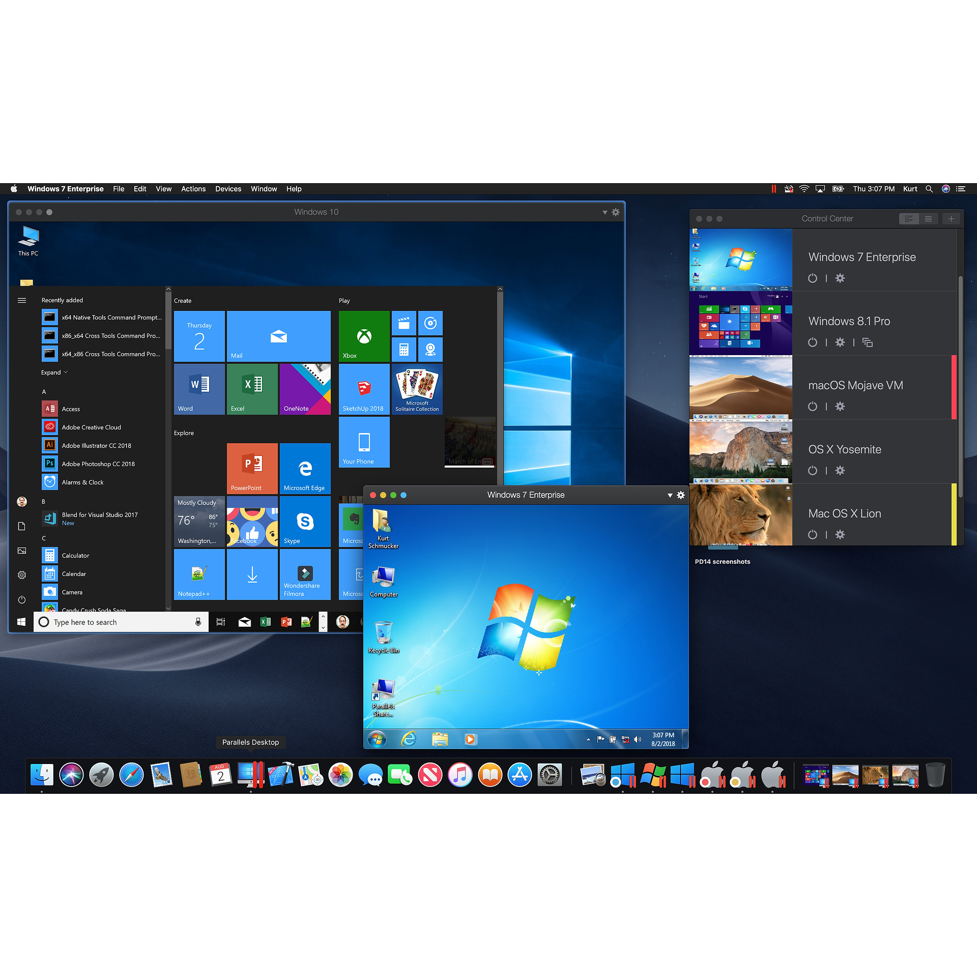parallels desktop for mac platform