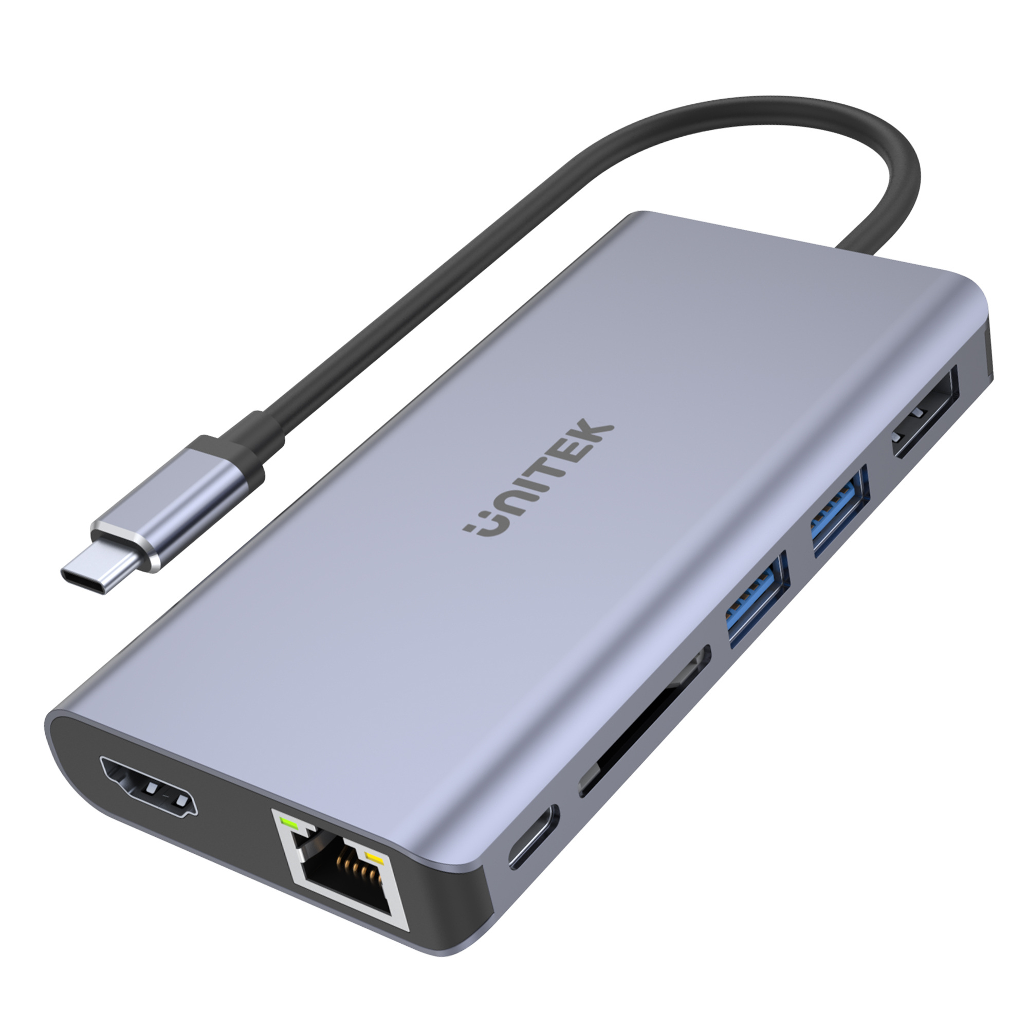 Unitek Hub Usb Typ C X Usb Hdmi Dp Rj Czytniksd Proline