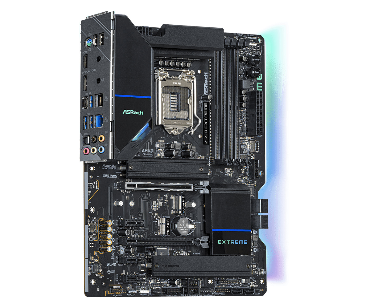 Asrock z590 extreme не запускается