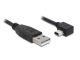 Delock 82682 przewód USB MINI (M) kątowy