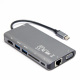 Unitek Hub USB TYP-C 3.1 8w1 Power