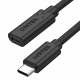 Unitek Przewd przeduacz USB TYP-C 10Gbps 4K 60Hz PD 20V/2A 1,5m (C14086BK-1.5M)