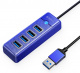 Hub USB-A Orico 4x USB 3.1 - niebieski (