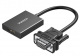 Ugreen kabel przewód adapter VGA (męski) - HDMI (żeński) 0.15m czarny (CM513) (50945)