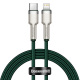 Kabel przewd USB Typ-C - Lightning / iPhone 100cm Baseus Cafule, PD, 20W - zielony (CATLJK-A06)