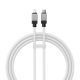 Kabel przewd USB Typ-C - Lightning / iPhone 100cm Baseus CoolPlay Series szybko adujcy 20W - biay (CAKW000002)