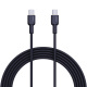Kabel przewd USB Typ-C do TYP-C 100cm Aukey PD 60W (CB-NCC1 BK)
