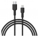 Kabel przewd USB TYP-C - Lightning / iPhone 180cm Aukey nylonowy oplot (CB-CL4)
