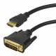 Kabel HDMI DVI Maclean v1.4, 2m,