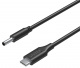Kabel zasilajcy do laptopw Dell Unitek, 65W USB-C - DC4,5mm (C14120BK-1.8M)