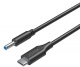 Kabel zasilajcy do laptopw HP Unitek, 65W USB-C - DC4,5mm (C14117BK-1.8M)