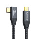 Kabel przewd pleciony ktowy ORICO USB TYP-C (M-M), 20 Gbps, 4K, 100W - 5m (CL32-50-BK-BP)