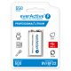everActive 6F22/9V Li-ion 550 mAh z USB 