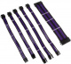 Kolink Zestaw przewodw w oplocie Core Adept Braided Cable Extension Kit Jet Black / Titan Purple