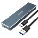 Obudowa zewntrzna na dysk SSD M.2 (SATA) ORICO USB Typ-C do USB-A 5Gbps (PVM2F-C3-GY-BP)