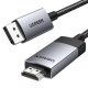 Kabel Displayport mski do HDMI mski Ugreen DP119 4K@60Hz 3m jednokierunkowy (25491)