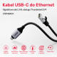 Kabel Ethernet Unitek USB-C RJ-45